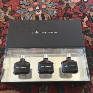 3 JOHN VARVATOS Travel Size Cologne - NEW with box .5 fl oz bottles
